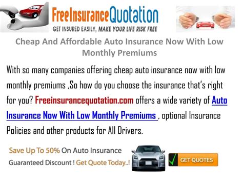 Ppt Cheap And Affordable Auto Insurance Now With Low Premium Ppt Cheap And Affordable Auto Insurance Now With Low Premium