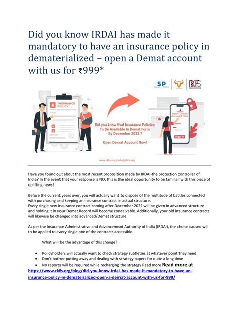 Ppt Did You Know Irdai Has Made It Mandatory To Have An Insurance Ppt Did You Know Irdai Has Made It Mandatory To Have An Insurance