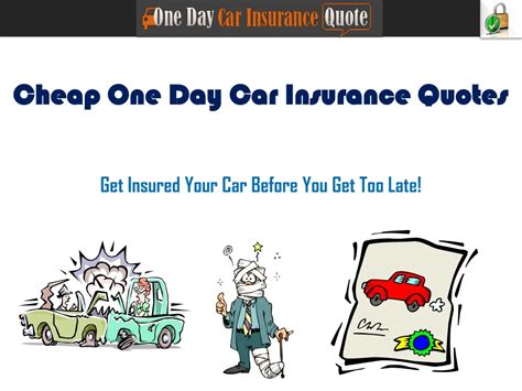 Ppt Get Cheap One Day Car Insurance Quotes With No Credit Check Ppt Get Cheap One Day Car Insurance Quotes With No Credit Check