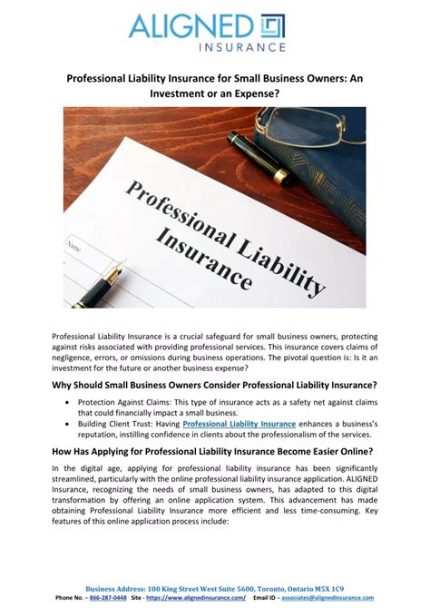 Ppt Professional Liability Insurance For Small Business Owners An Ppt Professional Liability Insurance For Small Business Owners An