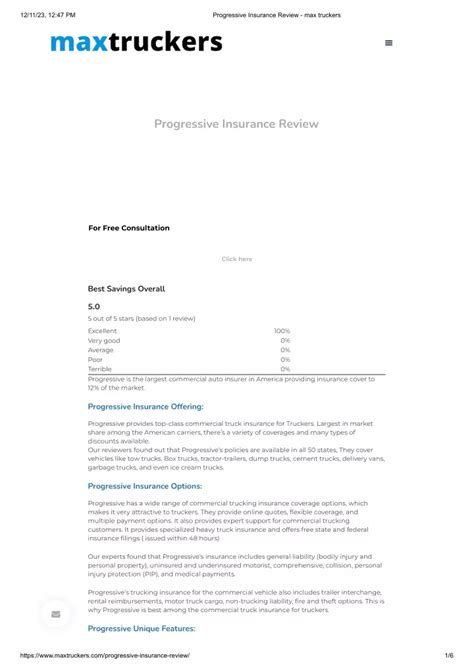 Ppt Progressive Insurance Review Max Truckers Powerpoint Ppt Progressive Insurance Review Max Truckers Powerpoint