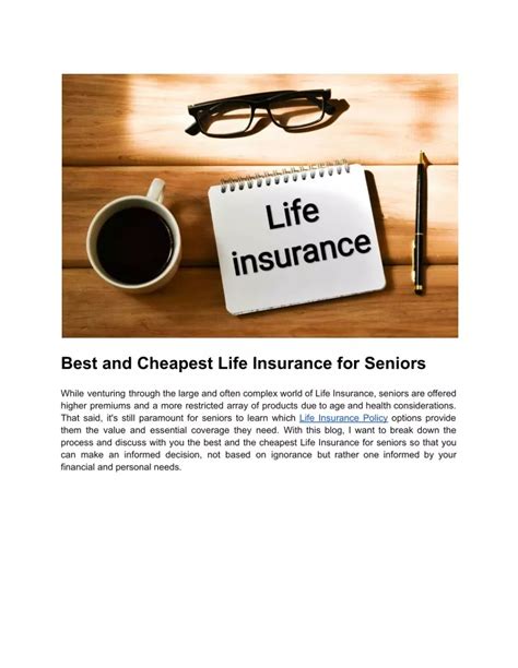 Ppt What Is The Best And Cheapest Life Insurance For Seniors Ppt What Is The Best And Cheapest Life Insurance For Seniors