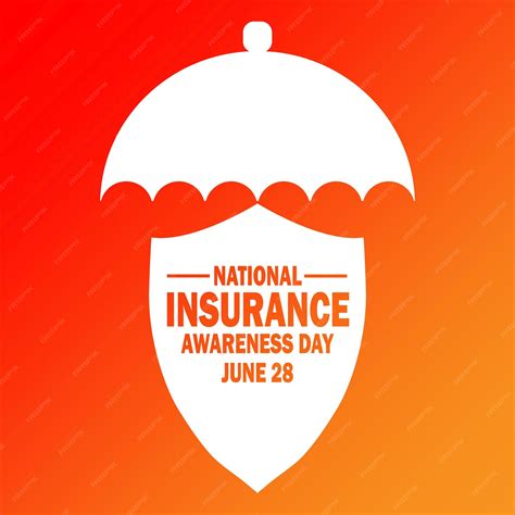 Premium Vector National Insurance Awareness Day Premium Vector National Insurance Awareness Day