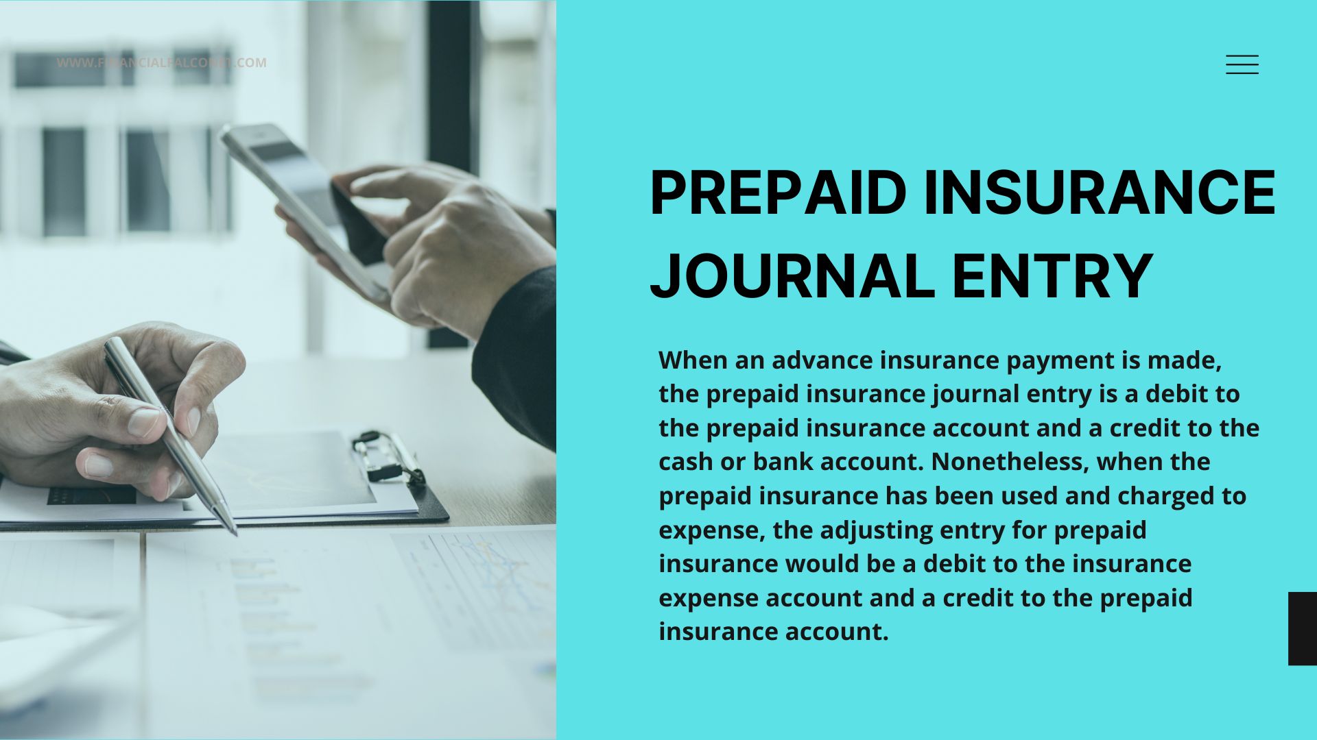 Prepaid Insurance Journal Entry Financial Falconet Prepaid Insurance Journal Entry Financial Falconet