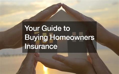 Purchasing Home Insurance Purchasing Home Insurance