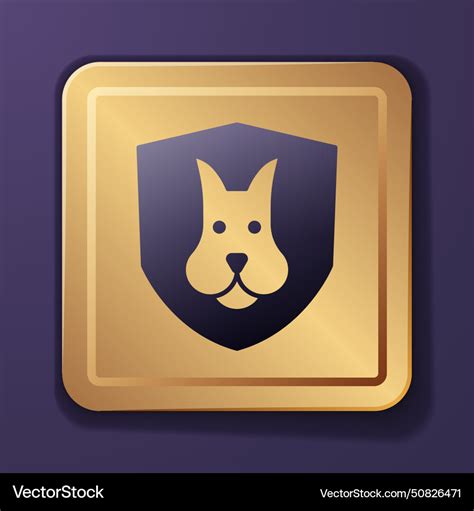 Purple Animal Health Insurance Icon Isolated Vector Image Purple Animal Health Insurance Icon Isolated Vector Image