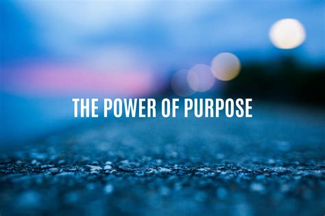 Purpose Purpose