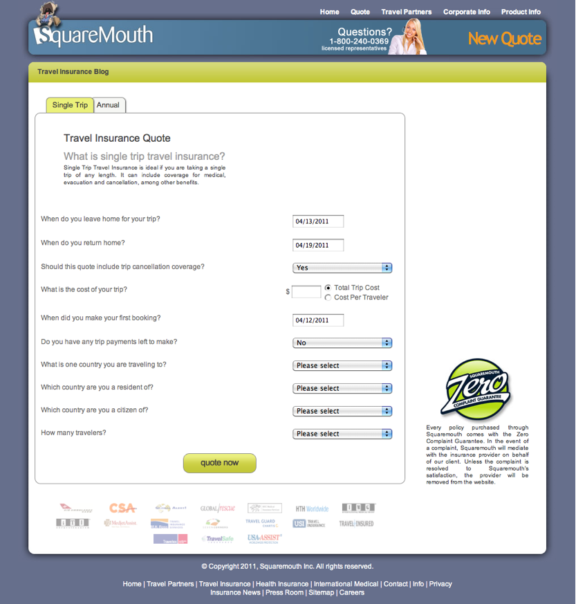 Quotewright Com Travel Insurance Comparison Site Review Quotewright Com Travel Insurance Comparison Site Review