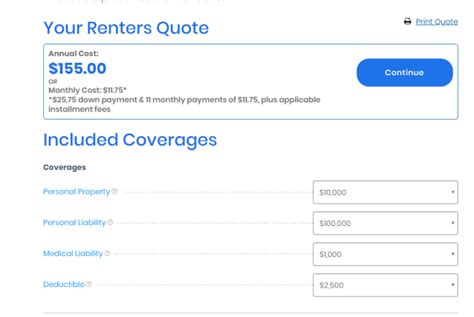 Renters Insurance Quote
