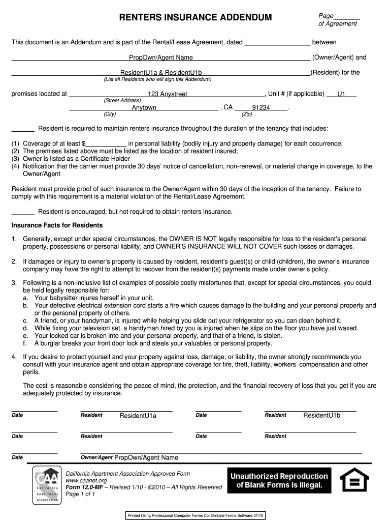 Renters Quote Form Fill And Sign Printable Template Online Renters Quote Form Fill And Sign Printable Template Online