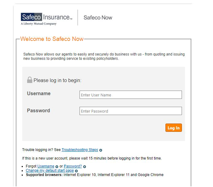 Safeco Agent Login Guide Safeco Agent Login Guide