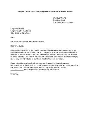 Sample Letter Offering Health Insurance To Employees Fill And Sign Sample Letter Offering Health Insurance To Employees Fill And Sign