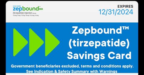 Savings Card Is Live R Zepbound