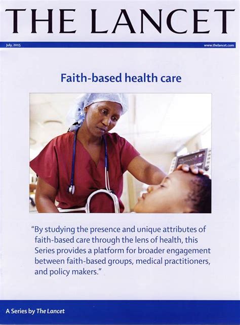 Series On Faith Based Healthcare Launched In The Lancet School Of Series On Faith Based Healthcare Launched In The Lancet School Of