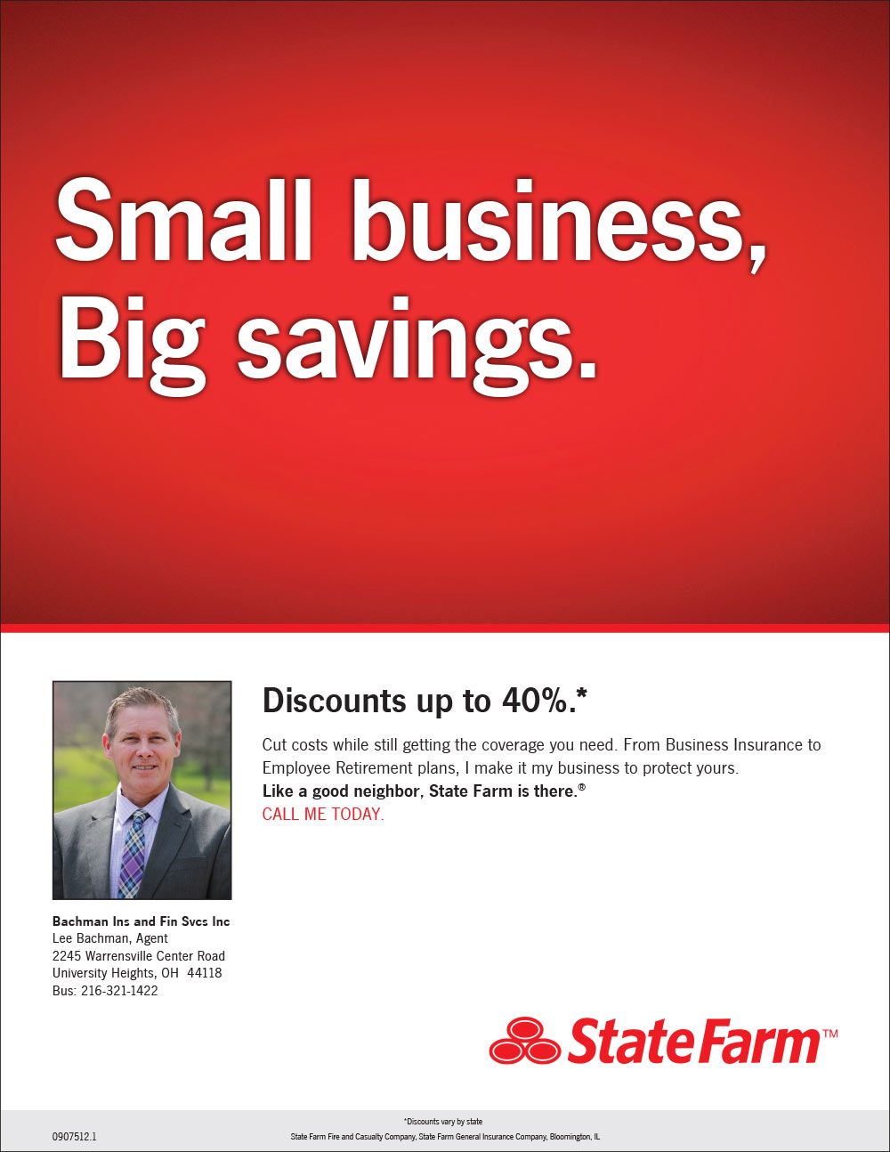 Small Business Big Savings Lee Bachman State Farm Insurance Small Business Big Savings Lee Bachman State Farm Insurance