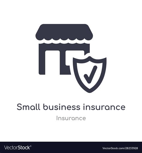 Small Business Insurance Icon Isolated Small Business Insurance Icon Small Business Insurance Icon Isolated Small Business Insurance Icon