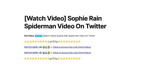 Sophie Rain Spiderman Video Leak Understanding The Controversy And Its Sophie Rain Spiderman Video Leak Understanding The Controversy And Its