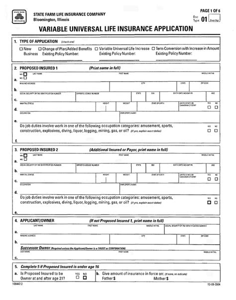 State Farm Insurance Application