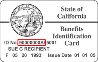 State Of California Benefits Identification Card Policy Number Change State Of California Benefits Identification Card Policy Number Change