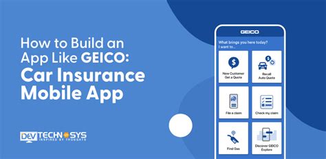 Steps To Build An App Like Geico Car Insurance Mobile App Steps To Build An App Like Geico Car Insurance Mobile App
