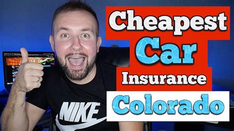 The Cheapest Car Insurance In Colorado Youtube The Cheapest Car Insurance In Colorado Youtube