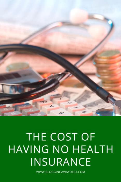 The Cost Of Having No Health Insurance Blogging Away Debt Blogging The Cost Of Having No Health Insurance Blogging Away Debt Blogging