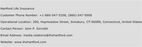 The Hartford Life Insurance Phone Number
