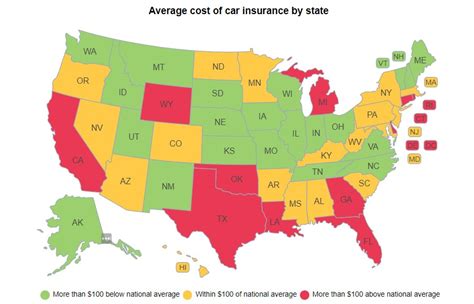 The Most And Least Expensive States For Car Insurance The Most And Least Expensive States For Car Insurance