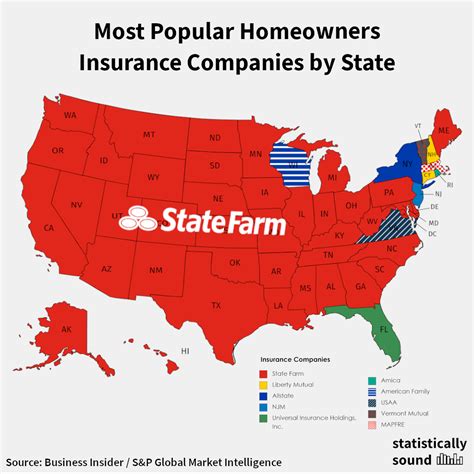 The Most Popular Homeowners Insurance Companies By State R Mapporn The Most Popular Homeowners Insurance Companies By State R Mapporn