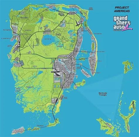 The Predicted Map For Gta 6 Has Been Leaked The Predicted Map For Gta 6 Has Been Leaked