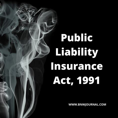 The Public Liability Insurance Act 1991 The Public Liability Insurance Act 1991