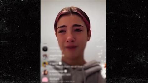 Tiktok Star Charli D Amelio Crying Over Backlash From Dinner Video Tiktok Star Charli D Amelio Crying Over Backlash From Dinner Video