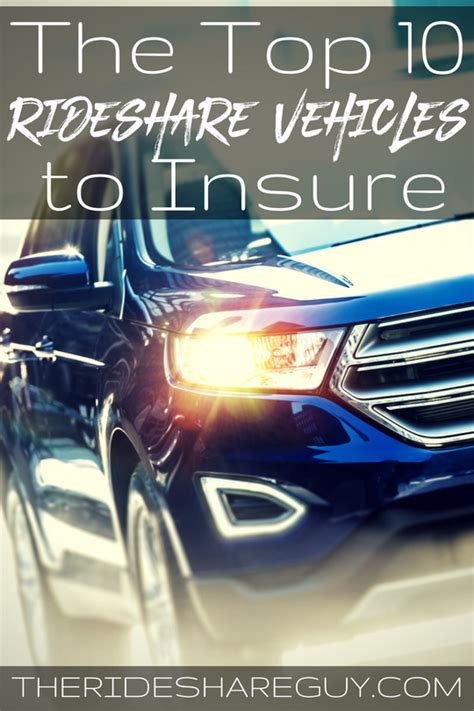 Top 10 Rideshare Vehicles To Insure Top 10 Rideshare Vehicles To Insure