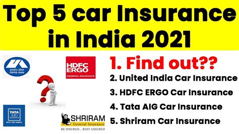 Top 5 Best Car Insurances In India 2021 Best Online Motor Insurance Top 5 Best Car Insurances In India 2021 Best Online Motor Insurance