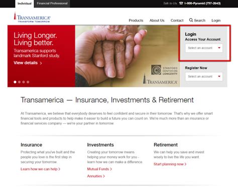 Transamerica Life Insurance Login