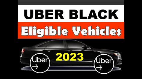 Uber Black Eligible Vehicle List 2023 Youtube Uber Black Eligible Vehicle List 2023 Youtube