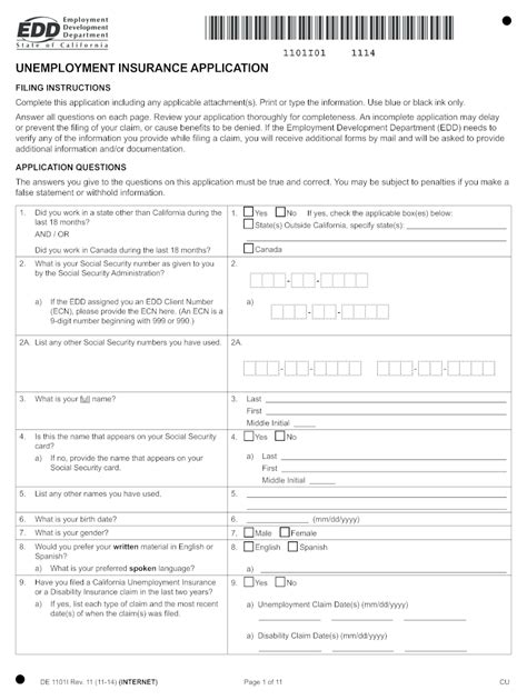 Unemployment Printable Form Printable Forms Free Online Unemployment Printable Form Printable Forms Free Online