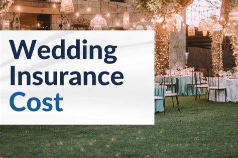 Wedding Insurance Cost
