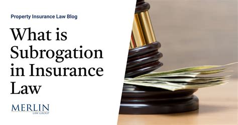 What Does Subrogation Mean In Insurance