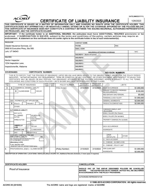What Is A Certificate Of Insurance Inspectorpro Insurance What Is A Certificate Of Insurance Inspectorpro Insurance