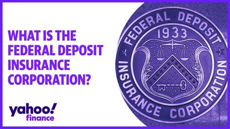What Is The Federal Deposit Insurance Corporation Youtube What Is The Federal Deposit Insurance Corporation Youtube