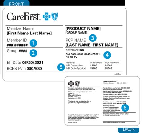Your Member Id Card Carefirst Bluecross Blueshield Your Member Id Card Carefirst Bluecross Blueshield